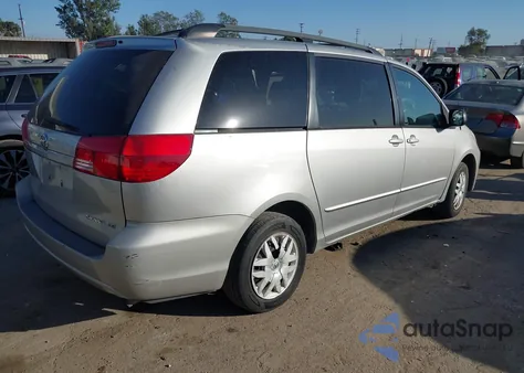 2004 Toyota Sienna Le из США, поврежденный, VIN 5TDZA23C74S053822